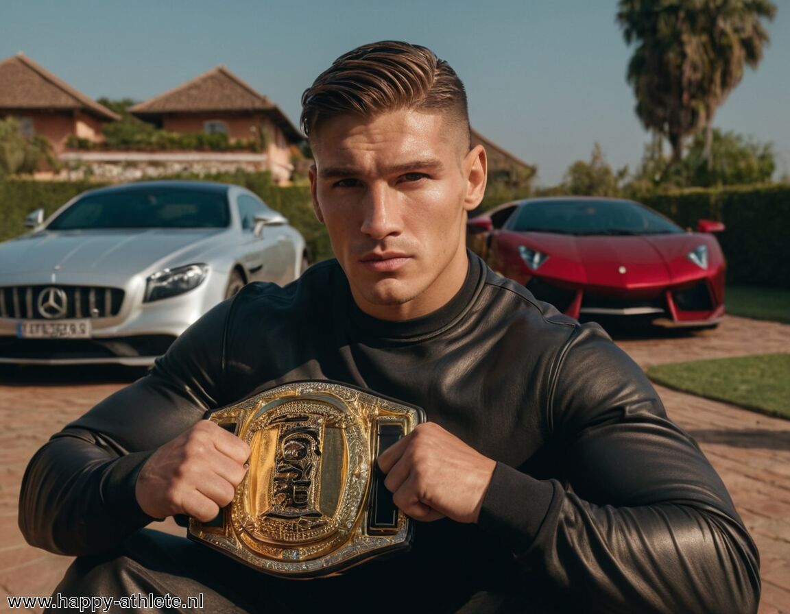 Sponsoren en merchandising genereren extra inkomen - Rico Verhoeven inkomen en vermogen »Hoe rijk is de kickbokser